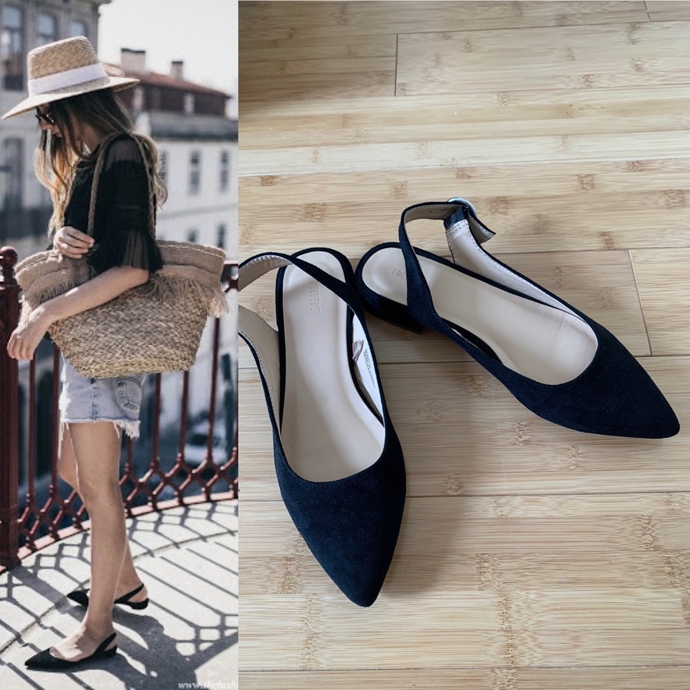 Black Pointy Toe Flats 🖤🖤🖤